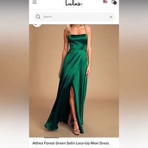 Green Lulus Maxi Dress